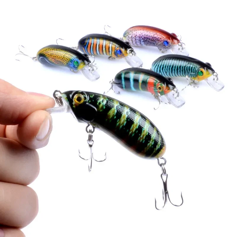 

Luamino Lures Slow Sinking Painted Bionic Lures Plastic Hard Lures Long Cast Bait Horse Mouth