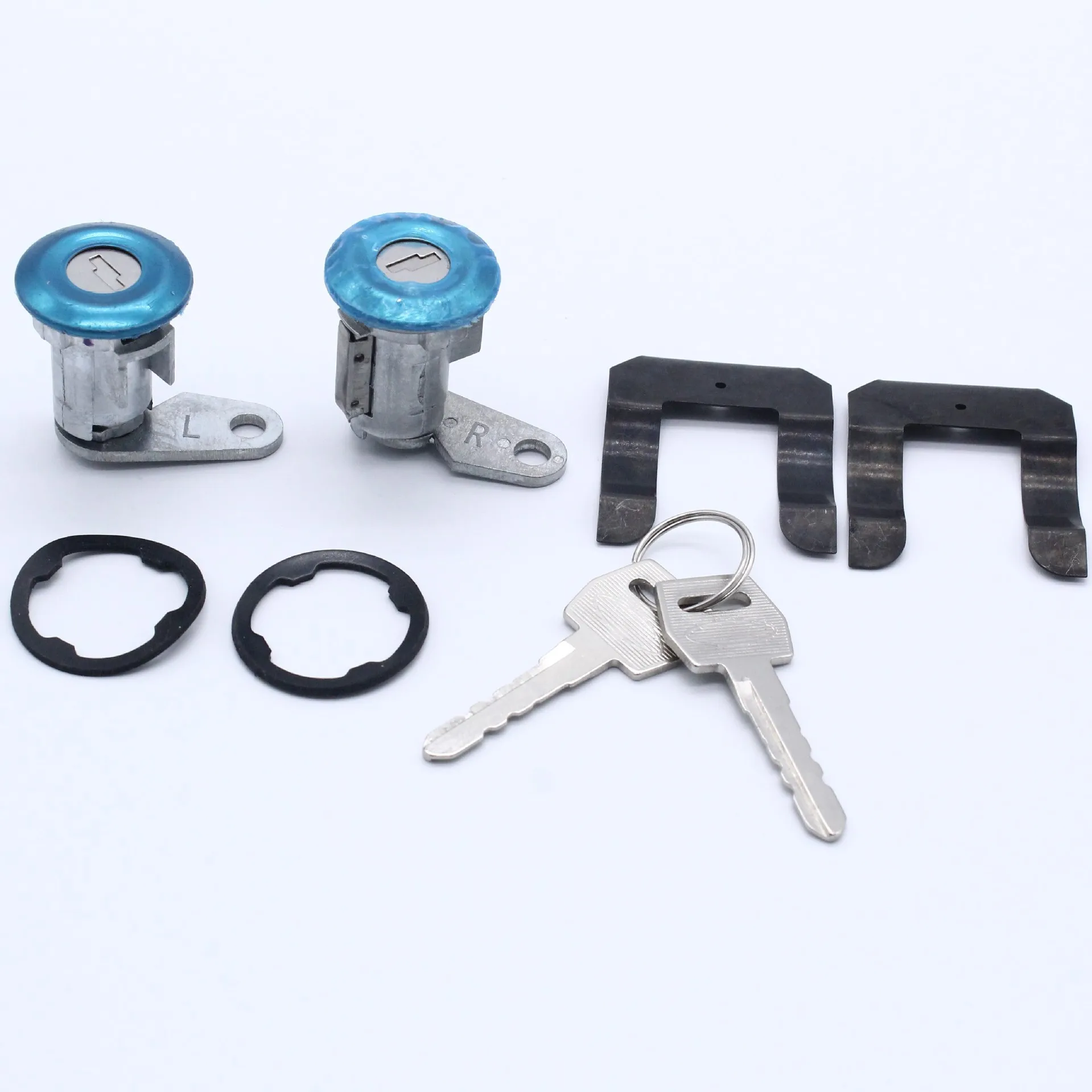 2 Set Car Door Lock Cylinder 5070001 Metal Anti Theft Lock With Keys