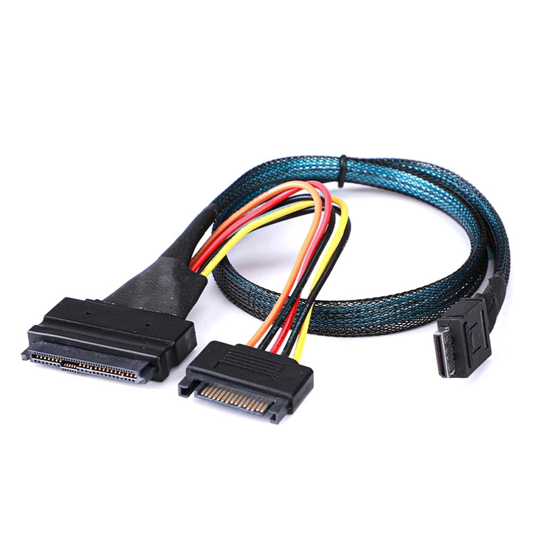 

Mini SAS Oculink 4I High-Speed PCIE 4.0 SFF-8611 To 8639 U.2 Hard Disk Data Cable SFF8611 To SFF8639 Hard Disk Cable