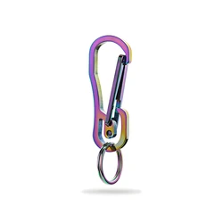 Premium EDC Self - Defense Keychain with Emergency Whistle (Colorful Keychain)