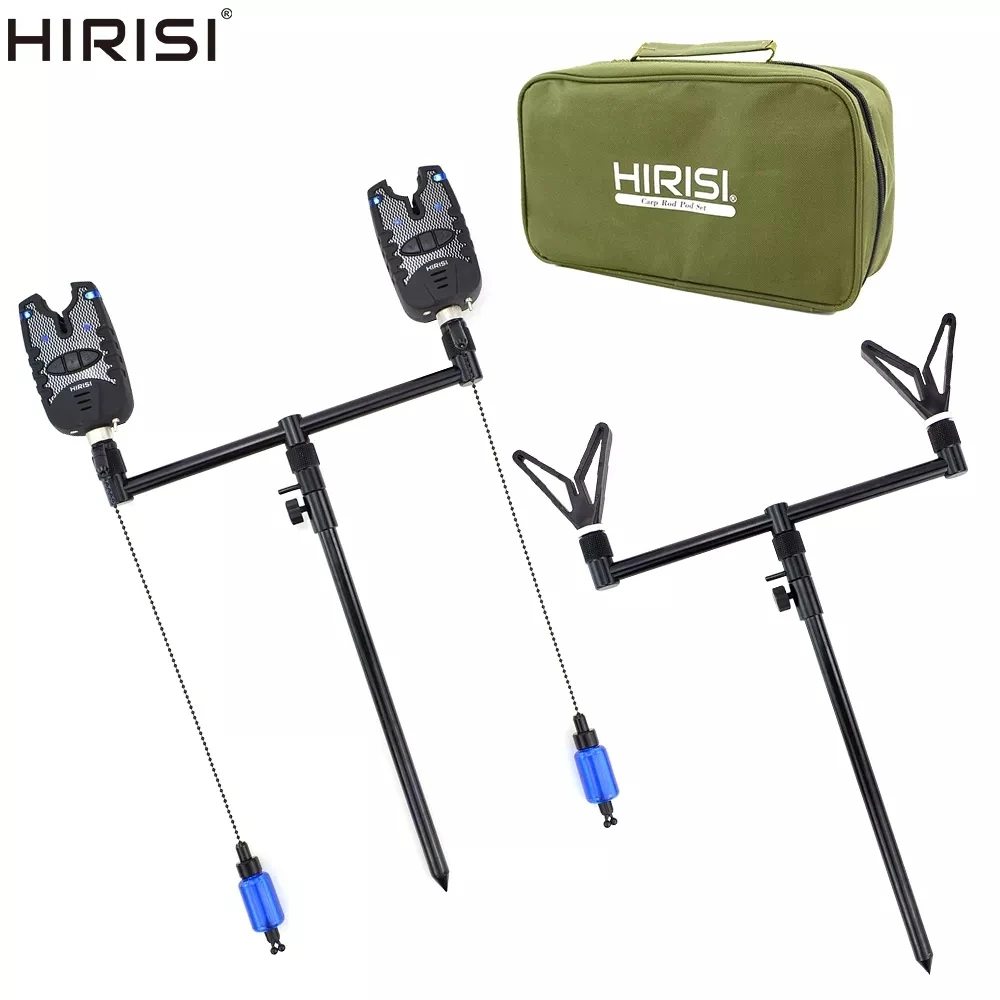 carp-fishing-tackle-set-bite-indicator-and-fishing-alarm-swinger-rod-pod-support-bank-stick-carry-bag