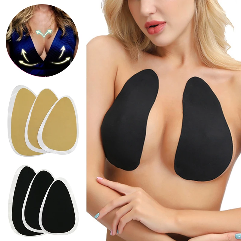 

Drop Shape Nipple Cover Lift Up Bra Breast Stickers Soft Breathe Breast Tape Bust Lifter Invisible Breathable Disposable Durable