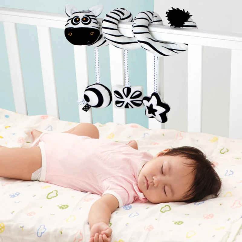 Black & White Spiral Baby Toy 2