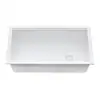 Black Granite Composite Workstation Kitchen Sink with Ledgefit Accessories & Slope-Bottom Design Undermount Installation 33-inch 4