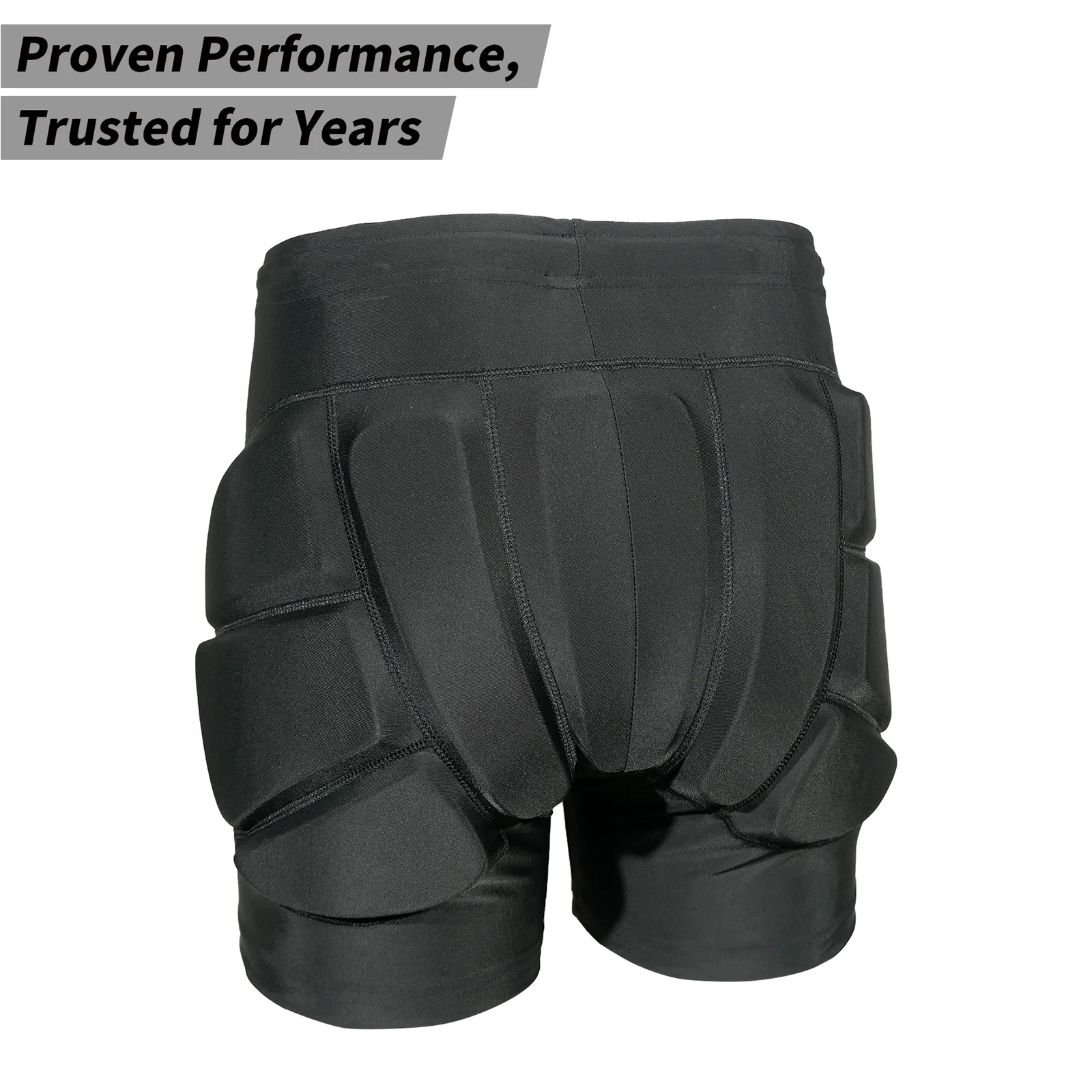 AVIVOR Figure Skating Protective Shorts with Side Zipper and 3D Padding for Kid Youth Adult, Suitable for Skiing Skateboarding