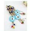 Lucky Eye Glass Blue Turkish Evil Eye Pendant Wall Hanging Bead Evil Eye Wall Decor Handmade Decoration for Home Living Room Car 3