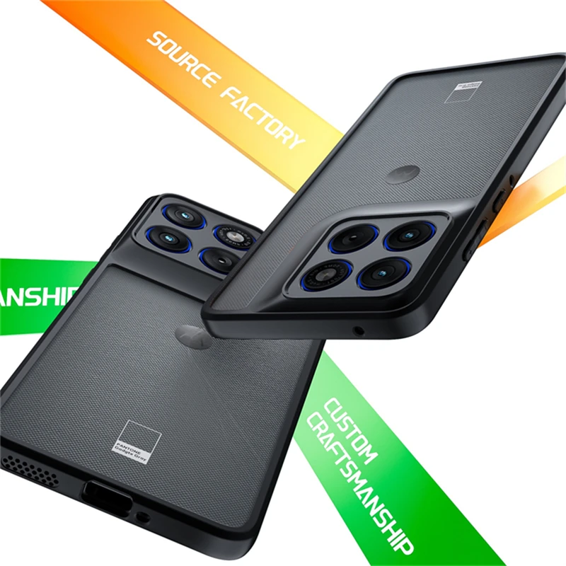 Matte Transparent Shockproof Bumper Protective Case