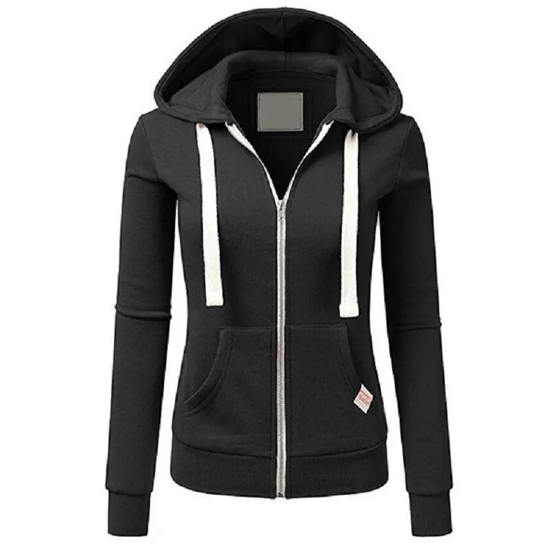 2024 Autumn/Winter New Women's Personalized Fashion Sports Hoodie Long Sleeve Drawstring Pocket Zipper Coat Woolen Sweater Top 4