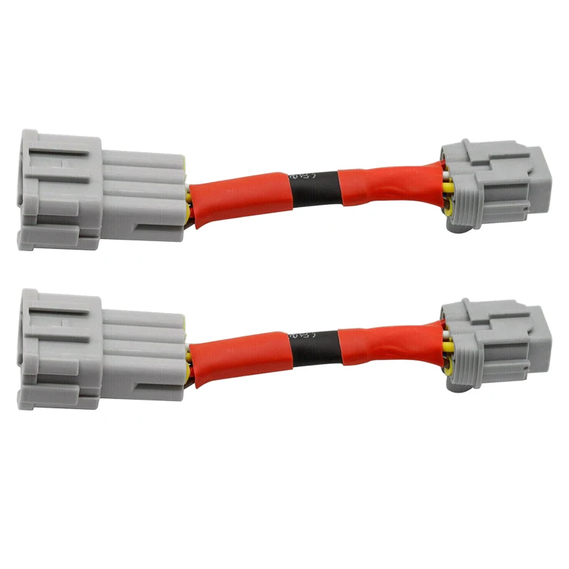 새로운 2Pcs 자동차 HID 배선 8-할로겐 6 헤드라이트 와이어 하네스 변환 어댑터 닛산 350Z 2003 2004 2005에 적합