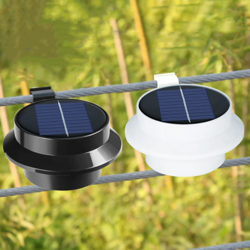 

Solar Led Light Outdoor 3 Led Solar Fence Light Waterproof Solar Powered Wall Lamp Balcony Solar Lights Garden Outdoor Lighting