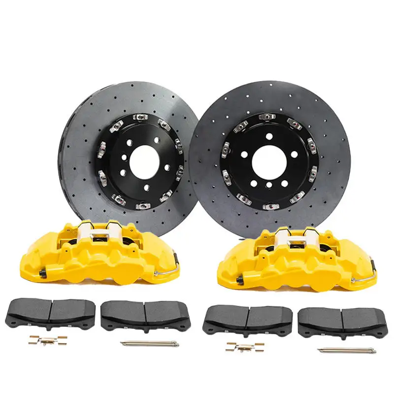 performance brake kits racing car brake disc carbon ceramic disc supplier for Mercedes-Benz C63 S AMG