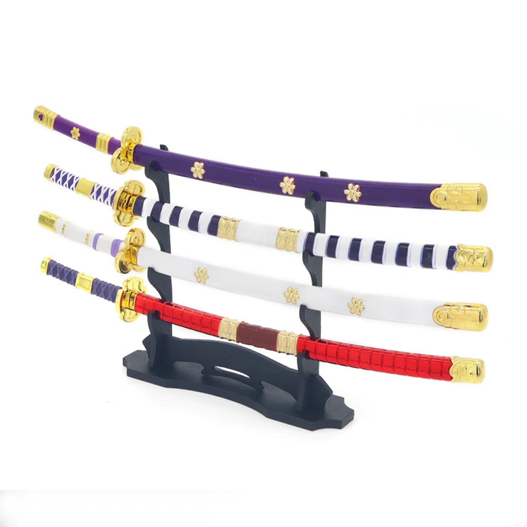 

4 шт. ророноа Зоро меч, козуки Оден Ямато нидай китсу Катана модель игрушки для мальчиков подарок на день рождения