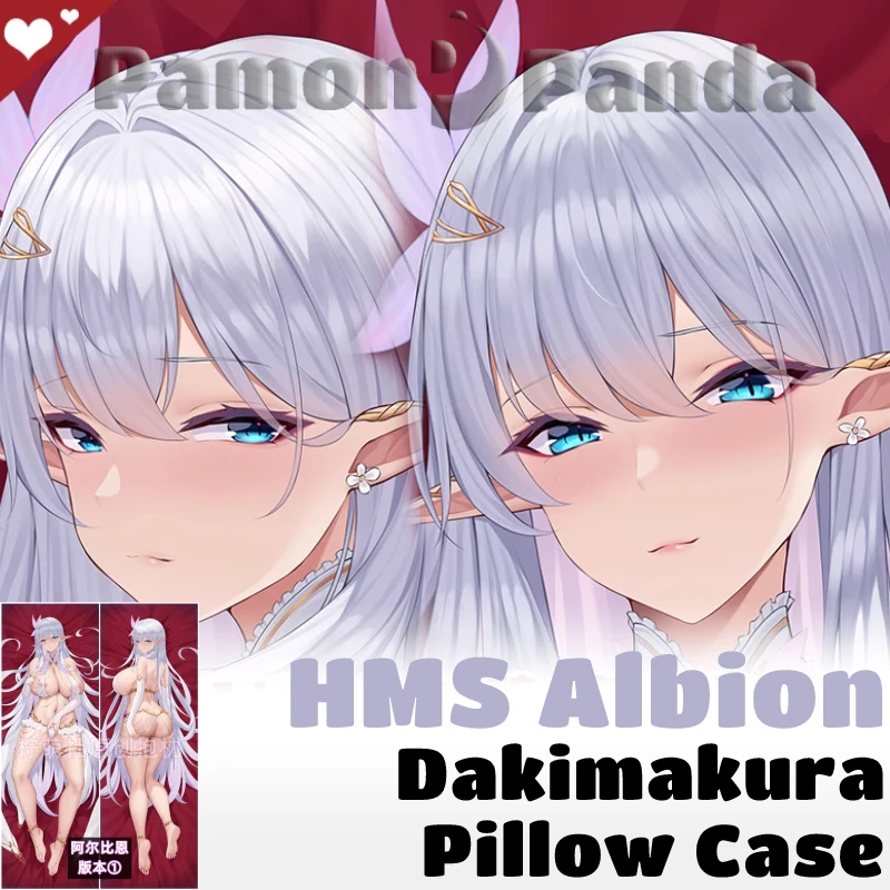 

HMS Albion Dakimakura Auzr Lane Game Pillow Case Hugging Cushion Cover Otaku Full Body Sexy Pillowcase Home Bedding Decor Gift