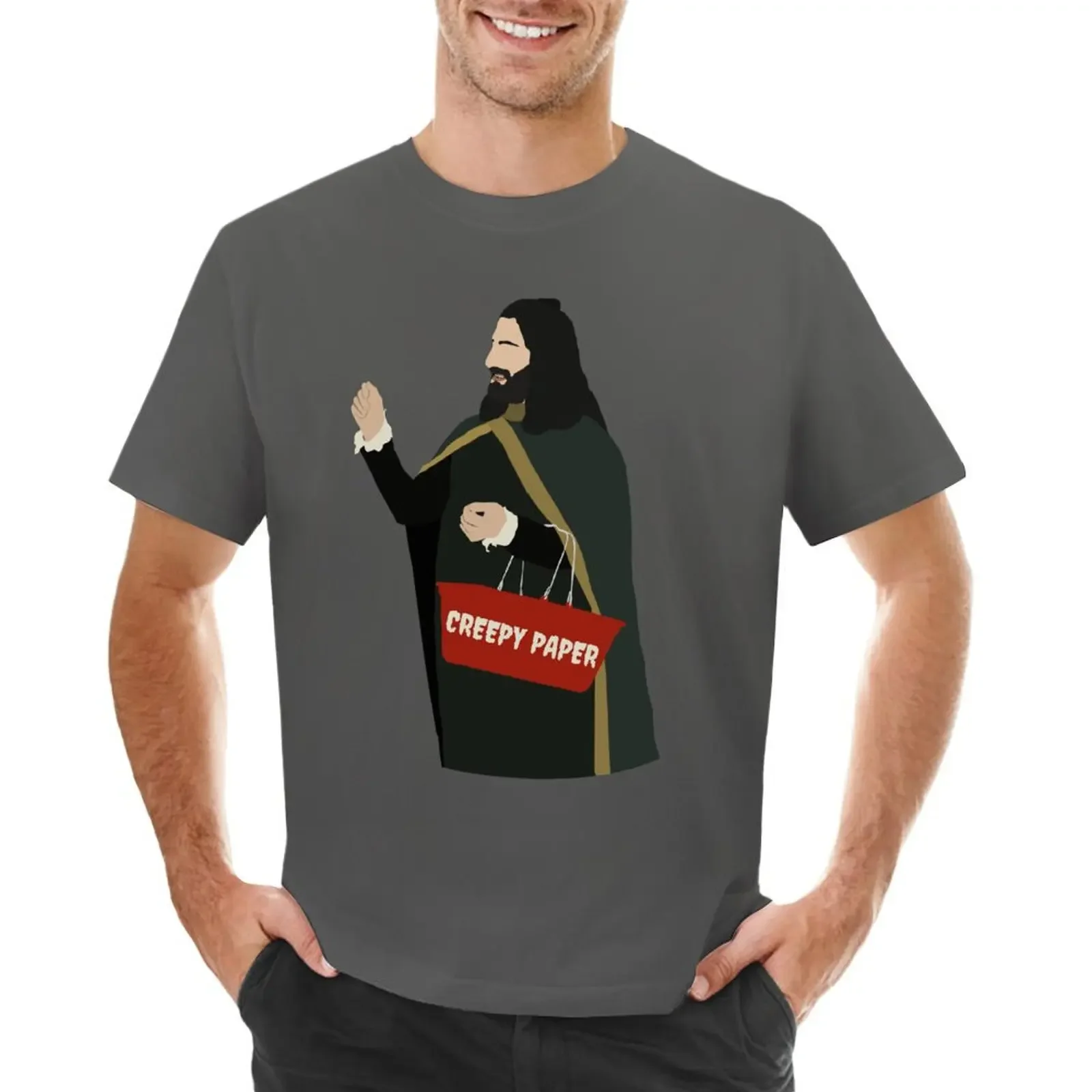 

Creepy Paper - Nandor - What We Do In the Shadows Digital Art T-shirt plus sizes funnys t shirt men