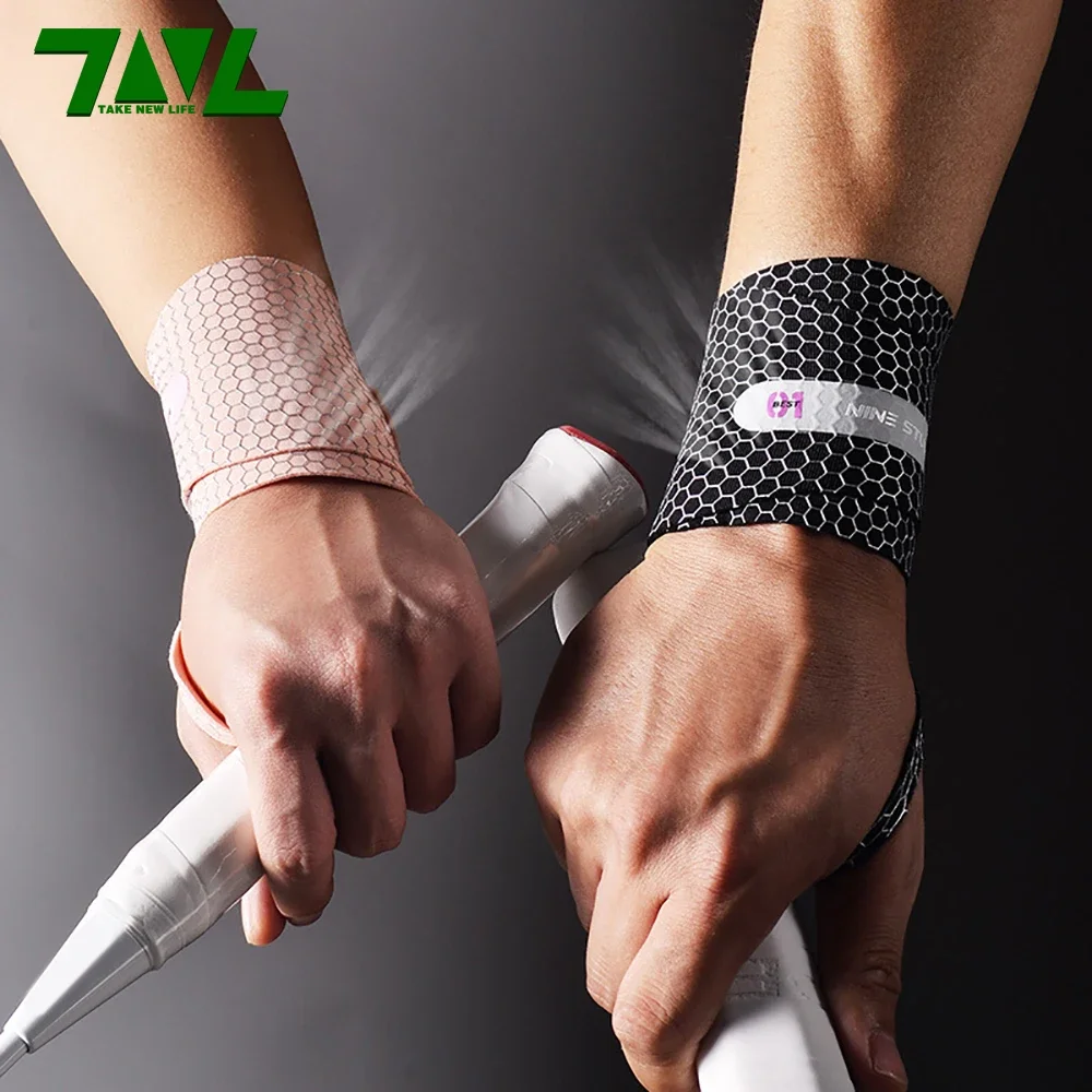 

1 пара высококачественный дышащий браслет для поддержки запястья бандаж для бадминтона теннис спортивный браслет компрессионные обертывания