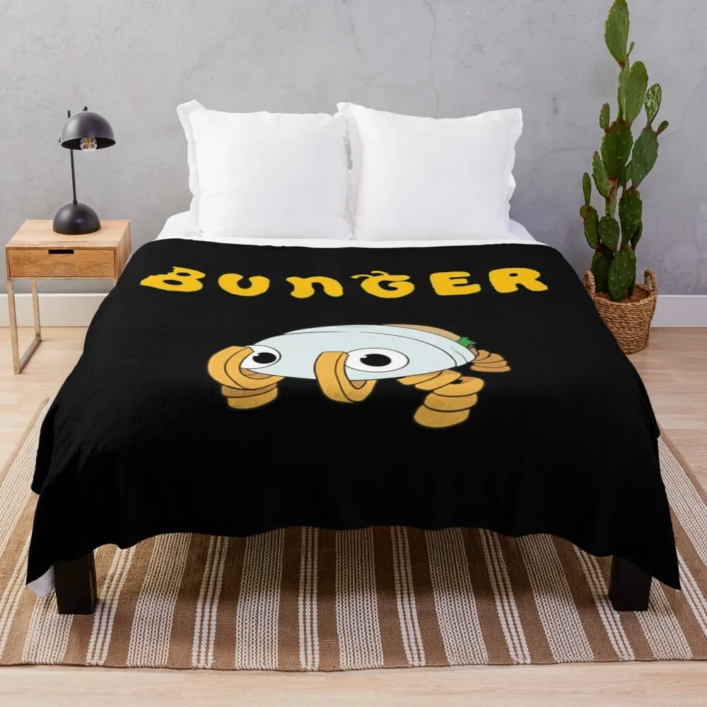

Bugsnax Bunger Throw Blanket Retros valentine gift ideas Camping Blankets