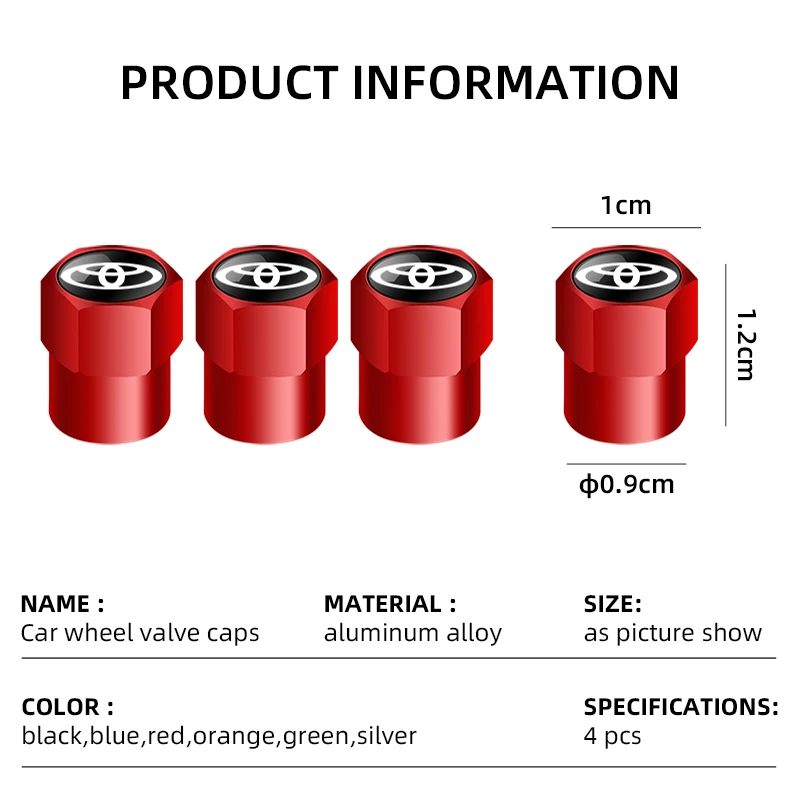 غطاء صمام اطار السيارة - الصورة 2