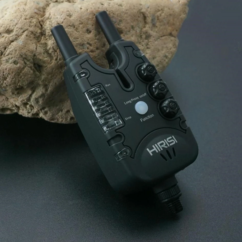 Carp Fishing Bite Alarm Hirisi with Adjustable Volume Tone Sensitivity & LED Indicator Essential Fishing Accessory