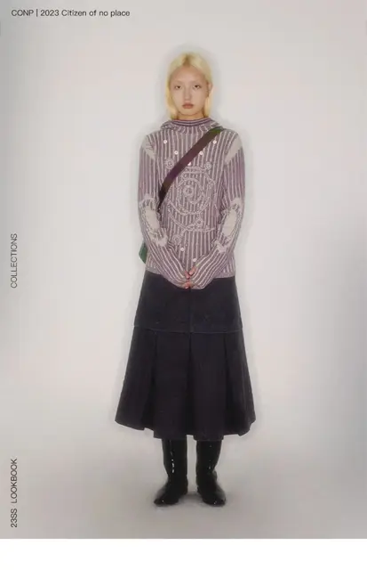 Conp23aw Violet Voetex Sweater Vortex Symbol Distressed Sense 