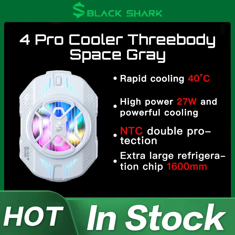 

Оригинальный Black Shark 4 Pro Cooler Threebody Space grey BR41 Black Shark аксессуары мобильный телефон радиатор