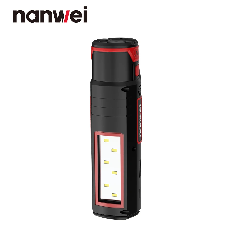 12V LED Nanwei Lithium Illumination Light Strong Light Long Range Magnetic Absorber Work Light with Side Lights