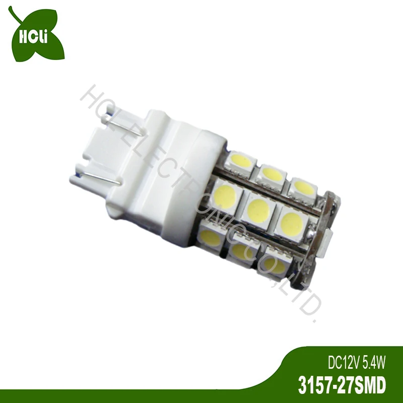 

High quality 12V 5W T25 3156 3157 P27/7W Car Led Bulbs Turn Signal Parking Brake Reverse Lights Rear Fog Lamp free shipping 5pcs