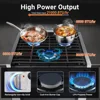21 Inch RV Gas Range Stove 12V. Gas Range Oven for RV Use with 3 Burners 1.77 Cu.Ft. Capacity Gas Oven Open Flame 4