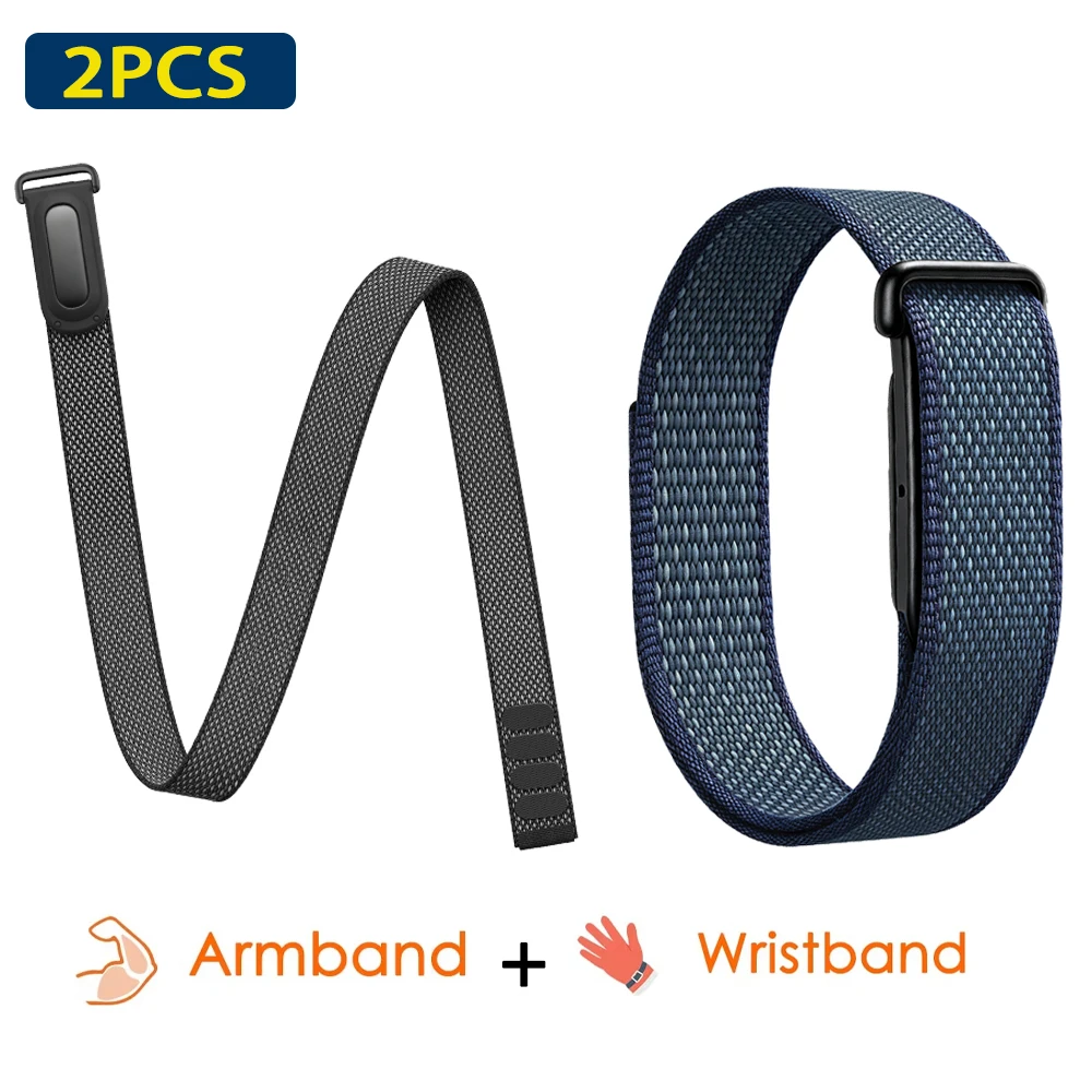 Nylon Breathable Adjustable Biceps/Wrist Band for Fitness Trackers - Running Sports Strap