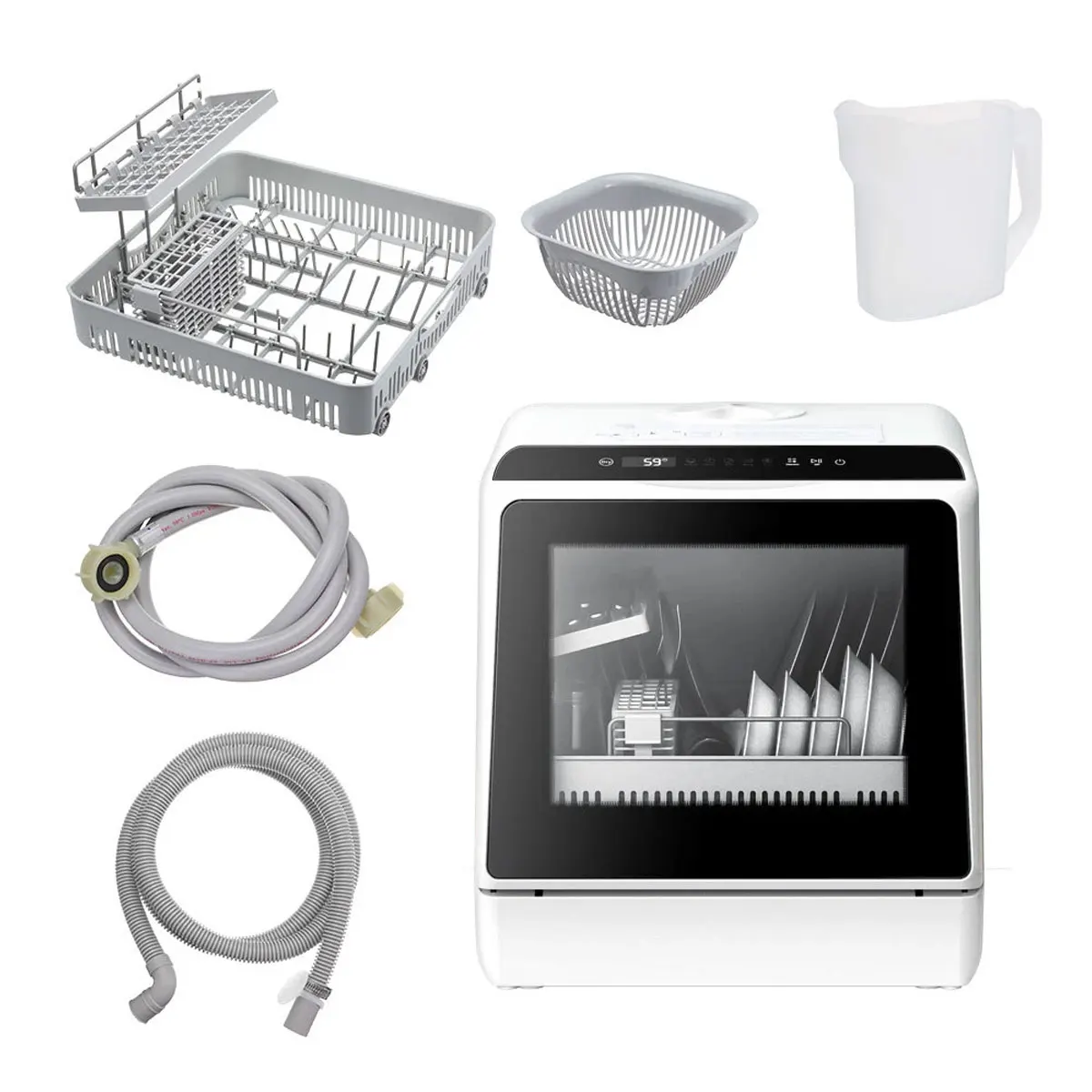 Farberware FDW05ASBWHA Complete Portable Countertop Dishwasher