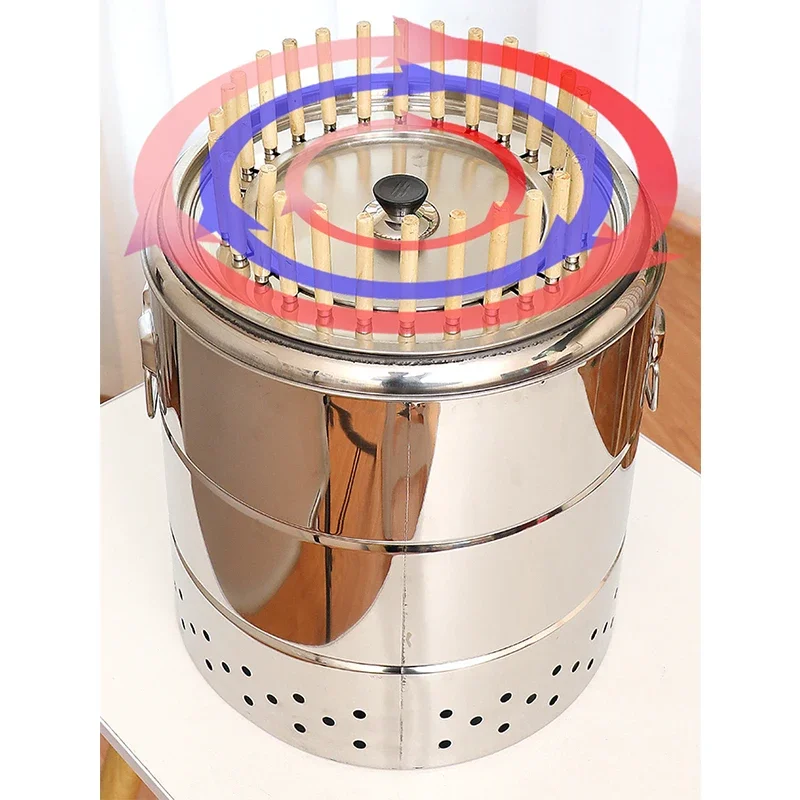 s Outdoor Used Grill Set Best Quality Promotional Kebab Skewer Machine Rollover Free Stereoscopic Parrilla Kamado