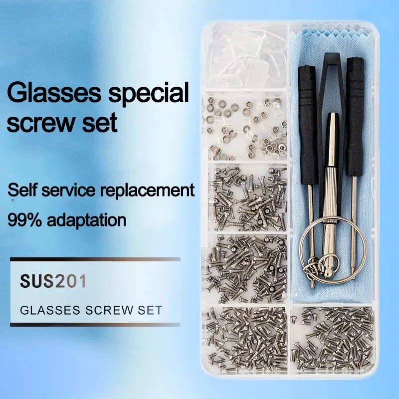 500pcs Tiny Screws Nuts + Screwdriver Watch Electronics Eyeglasses Screws -  Repair Tools & Kits - AliExpress
