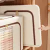 Visible Window Clothes Storage Bins Clothes Organizer with Durable Handle Wardrobe Sorting Storage Bucket Foldable 2