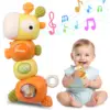 Giraffe Baby Teethers Newborn Infant Sensory Chew Toys Montessori Developmental Toy for Babies 3-18 Months Girl Boy Gifts 1