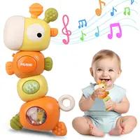 Giraffe Baby Teethers Newborn Infant Sensory Chew Toys Montessori Developmental Toy for Babies 3-18 Months Girl Boy Gifts 1