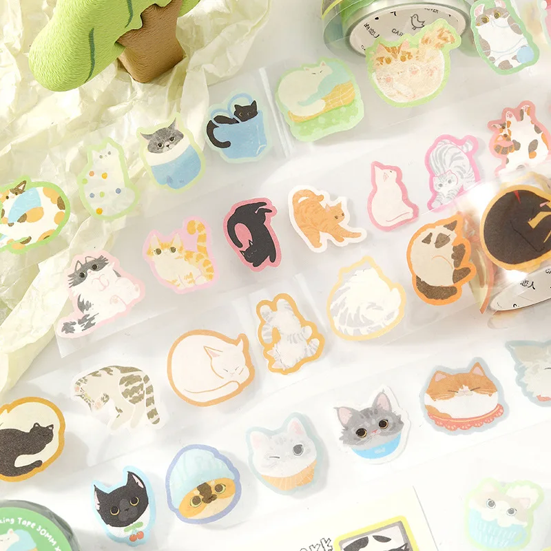 1pcs/1lot 장 접착 테이프 게으른 노트패드 스크랩북 DIY 종이 일본어 스티커