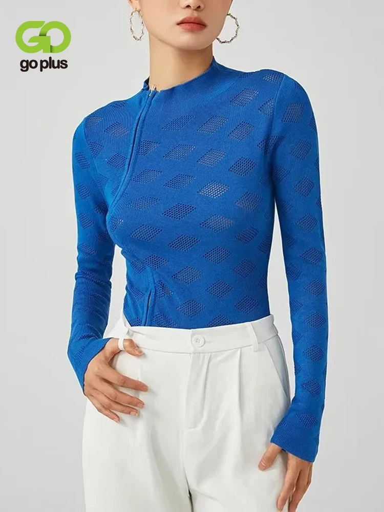 

GOPLUS Overalls Women Mesh Bodysuit White Black Long Sleeve Top One Piece Outfit Haut Manche Longue Body Femme Manche Longue