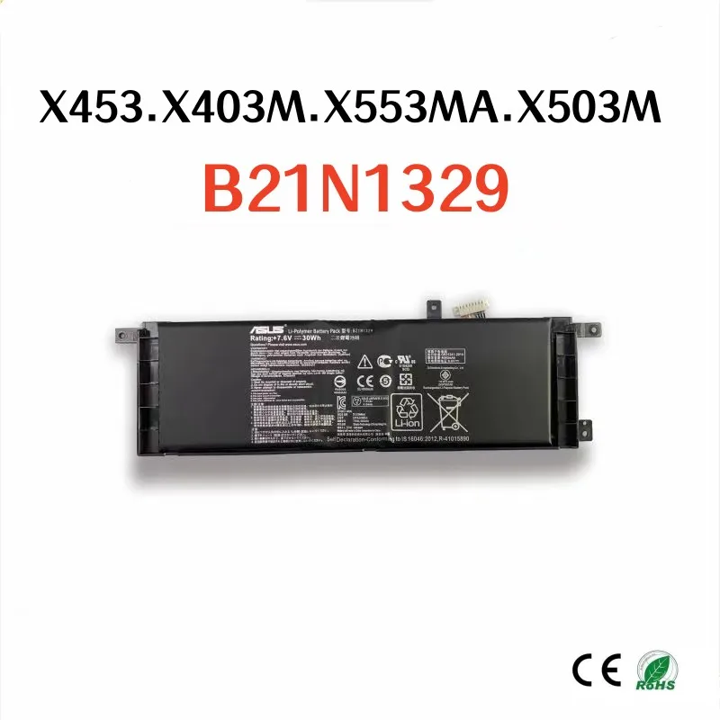 

100% Original 4040mAh For ASUS X403M X453 X503M X503S X553MA P553 F453 F553 D553M B21N1329 laptop battery