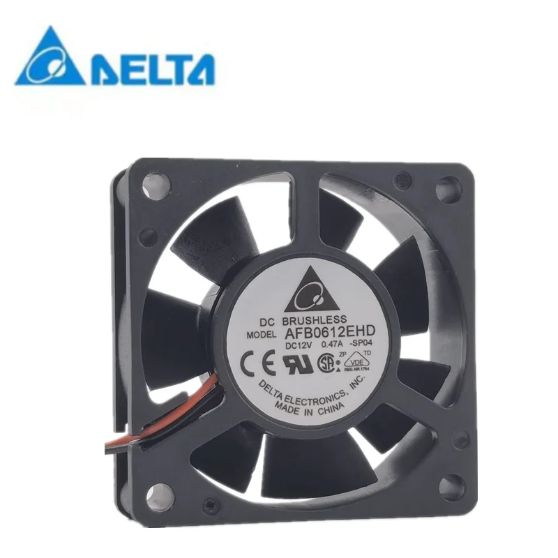 New delta AFB0612EHD 12V 0.47a 6020 6cm large air volume power supply chassis fan