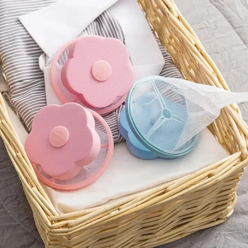 Pet Hair Remover Washing Machine Floating Lint Filter Bag Reusable Laundry Ball Clothes Hair Cleaning Tools Cat Catcher pet hair remover pet cleaning tools laundry lint remover