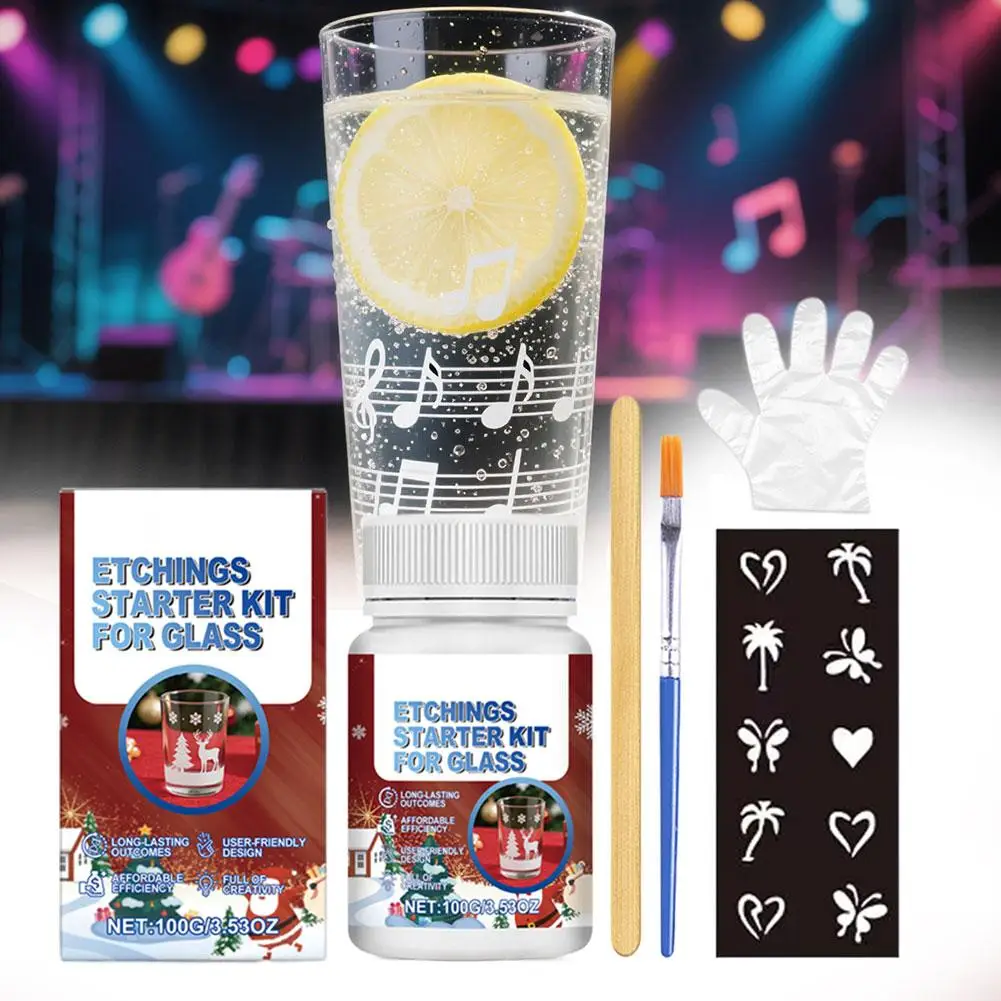 Glass Etching Craft Kit 5