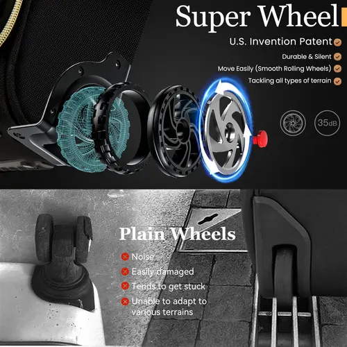Laptop Bag Business Trolley Bags Carry-On Underseat Airlines Luggage Travel Bag with Wheels Women Men Briefcase 18 inch Softside - Image 5