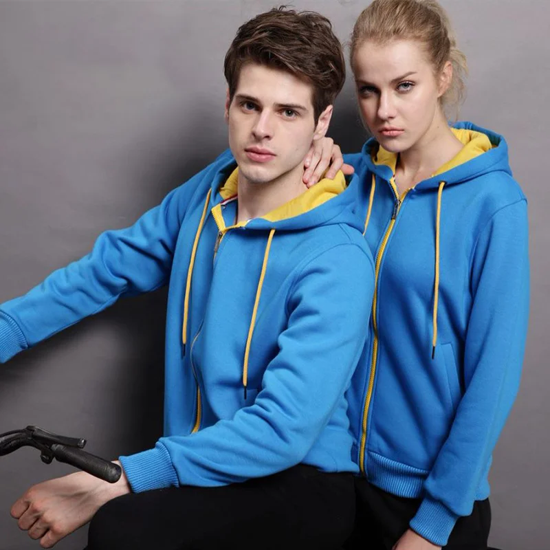 

2023 Spring Autumn Men's Loose Casual Thick Hoodie Sweatshirt for Men Cotton Simple Long Sleeve Zipper Pullover Top