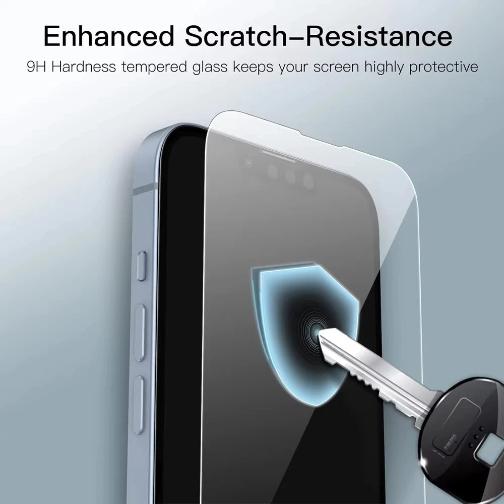 Premium Tempered Glass Screen Protector, 1-5 Pack