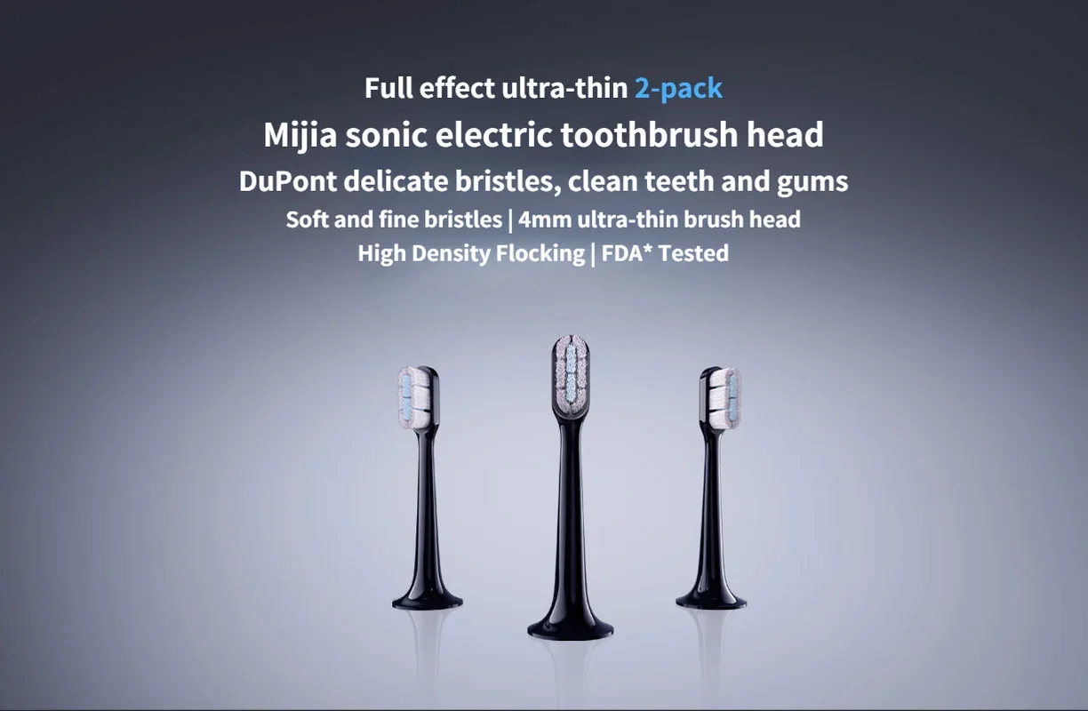 Toothbrush Heads For Xiaomi Mijia Sonic Electric Toothbrush T700 Head Universal High-density Brush Head Teethbrush Replacement Heads Non Original