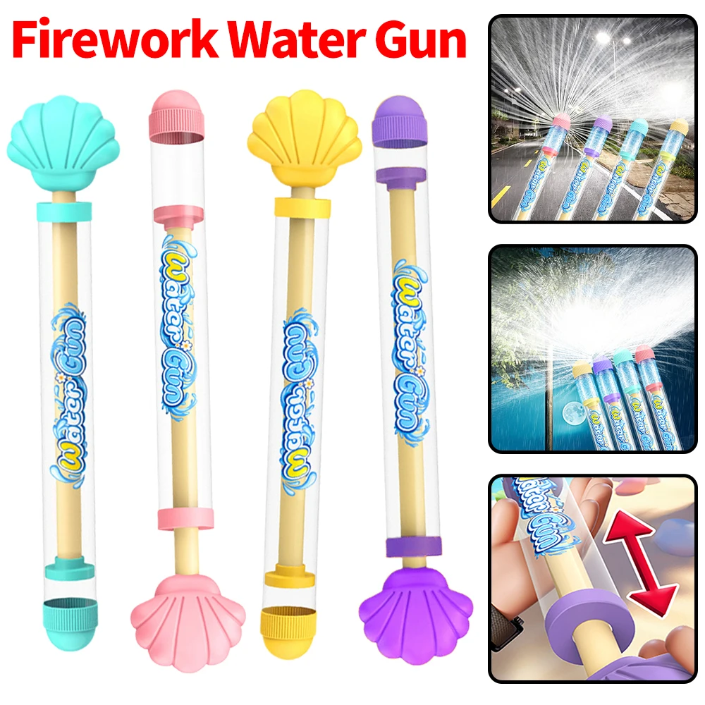 Feuerwerk Wasserpistolen Set - 4 Stück Mit Romantischen Wassereffekten Für Strand & Pool