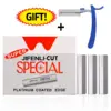 100PCS Feather Cut Special Edge Eyebrow Razor Replace Hair Face Trimmer Refills 1