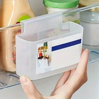Cheese Slice Holder for Fridge, Refrigerator Side Door Hanging Storage Container Box,Cooking Tools for Kitchen,Storing Seasoning 1