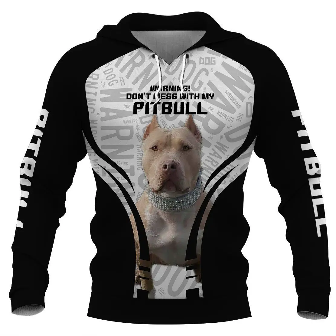 thumbnail image 1 of Sudadera con capucha con estampado 3D de Pitbull, rottweiler, bóxer y teckel para mujer y hombre, chándal de calle, regalo de amor para perros, 1 of 4