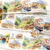 Yoofun 7x200cm Travelling The World Buildings Washi Tape DIY Scrapbooking Collage Junk Journal Sticker Label Masking Tape 5