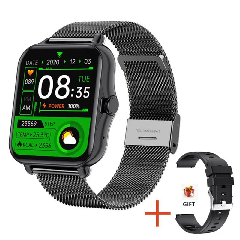 ECG Smart Watch Men Women Touch Clock Screen Sport Fitness Heart Rate Bluetooth Call Women Watch Compatible with ios For Xiaomi 